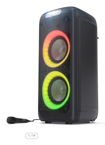 Sharp XParty Street Beat PS-949 Festhøjttaler Sort