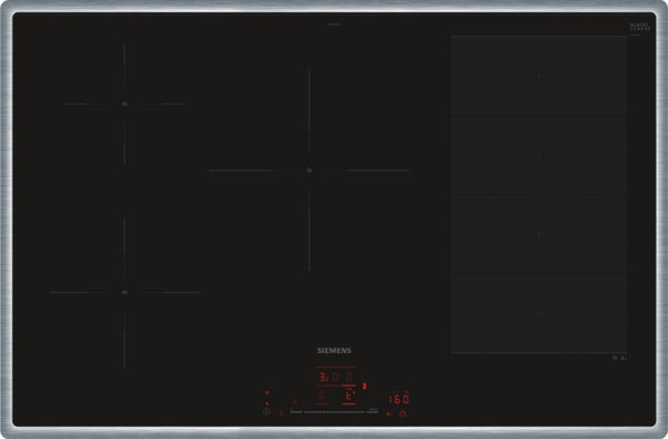 Siemens iQ700 EX845HVC1E kogeplade Sort Indbygget 80 cm 5 zone(s)