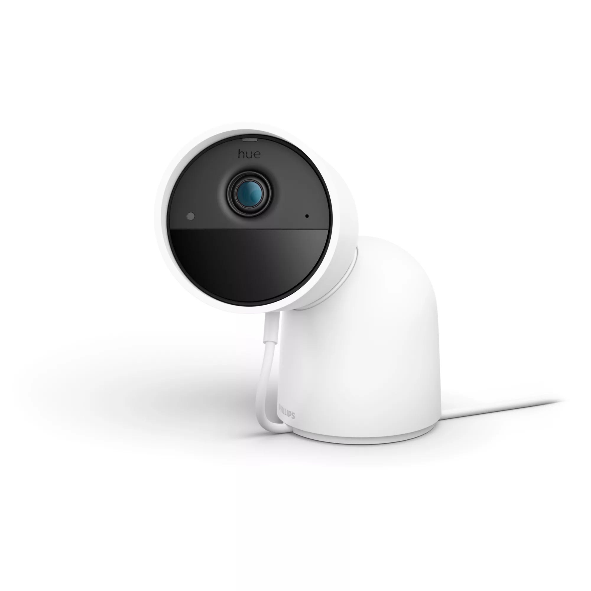 Philips Hue Secure kabelgebundene Kamera mit Standfuß weiß
