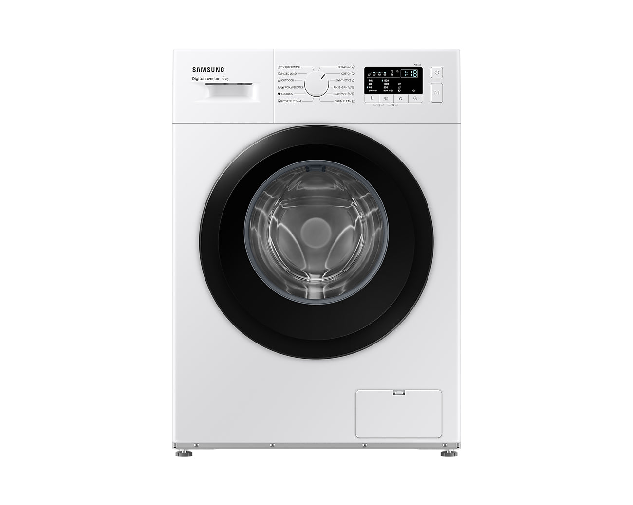 Samsung WW60A3120BE/LE vaskemaskine Front-læsning 6 kg 1200 rpm Hvid