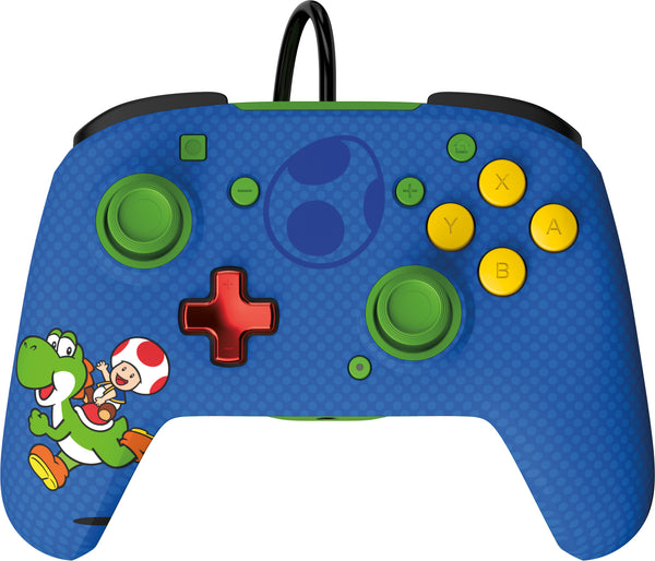 PDP REMATCH  Yoshi & Toad Blå USB Gamepad Analog/digital Nintendo Switch, Nintendo Switch OLED