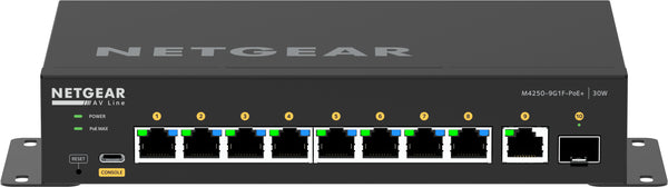 NETGEAR AV Line M4250-9G1F-  Switch 10-porte Gigabit  PoE+