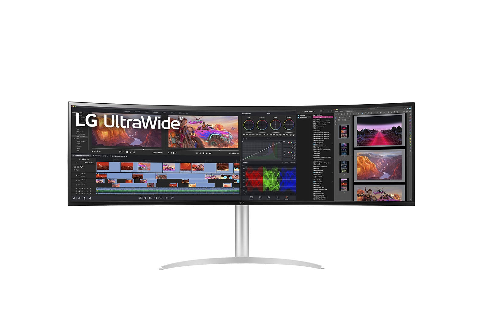 LG 49WQ95X-W 49 Nano IPS 5120 x 1440 (UltraWide) HDMI DisplayPort USB-C 144Hz
