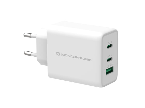 Conceptronic ALTHEA12W 3-Port 65W GaN USB PD Charger 65Watt