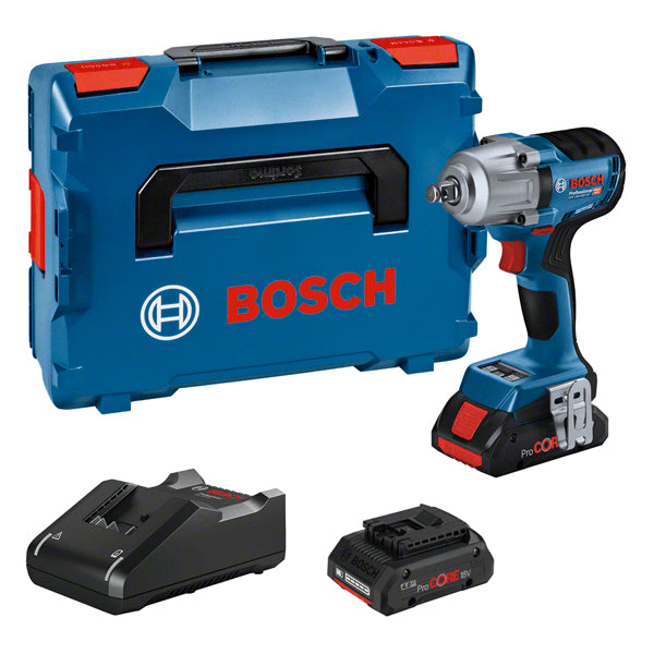 Bosch GDS 18V-450 HC Professional Slagnøgle Uden batteri 2 batterier inkluderet 1/2 kvadratisk drev
