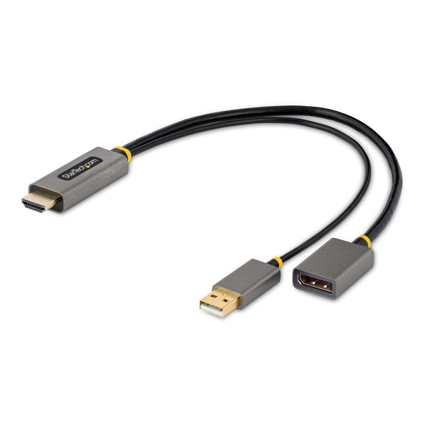 StarTech.com Videoadapterkabel DisplayPort / HDMI 30cm Sort Grå