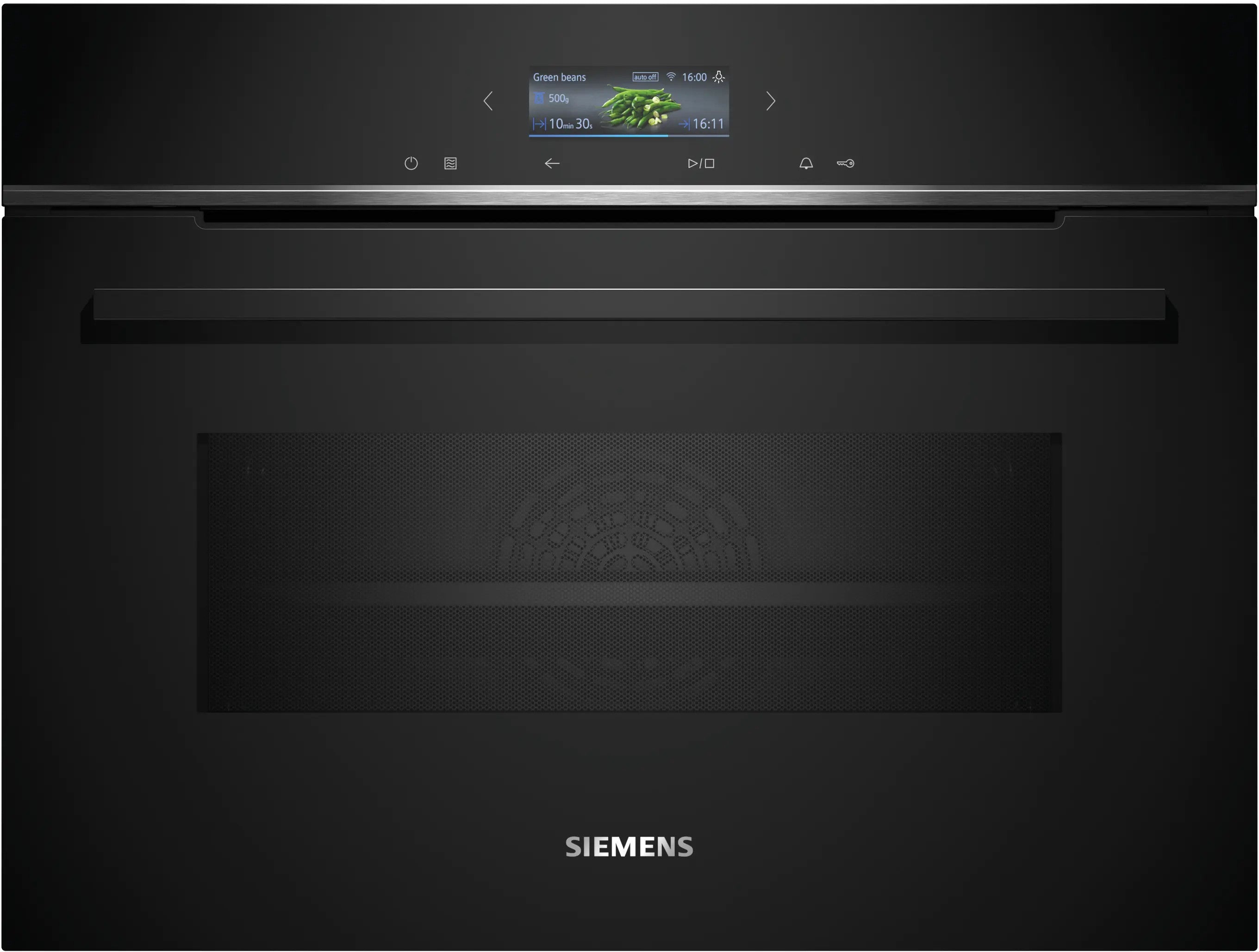 Siemens iQ700 Sort Kombinationsovn 45liter Kombinationsovn