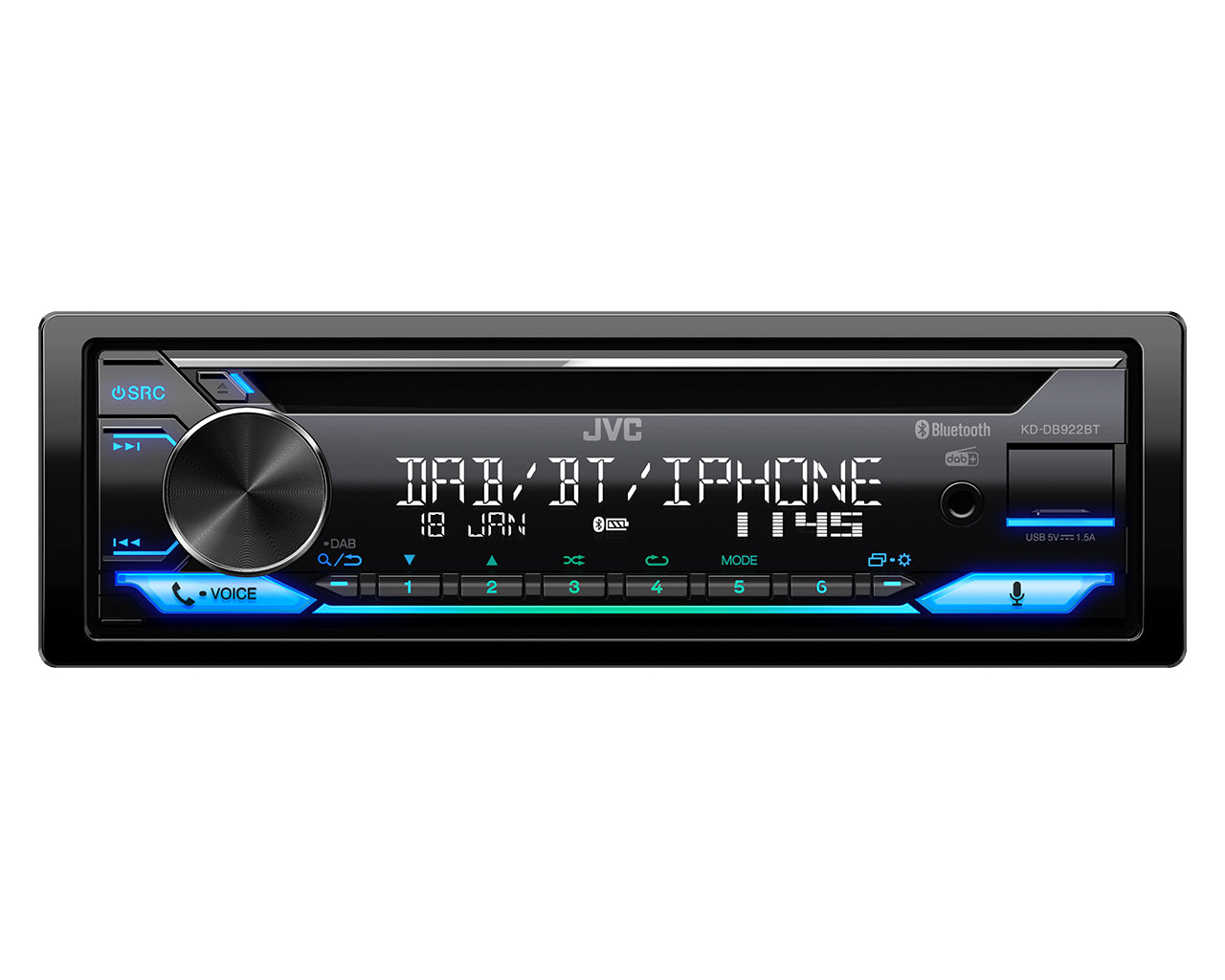 JVC KD DB922BT Single-DIN