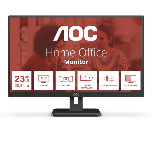 AOC Essential-line 24E3UM/BK 24 VA 1920 x 1080 (Full HD) VGA HDMI 75Hz