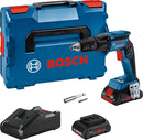 Bosch GTB 18V-45 Professional Skruetrækker til gipsvæg Uden batteri 2 batterier inkluderet Unbrakosokkel