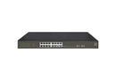 LevelOne GES-2118P netværksswitch Administreret L2 Gigabit Ethernet (10/100/1000) Strøm over Ethernet (PoE) Sort
