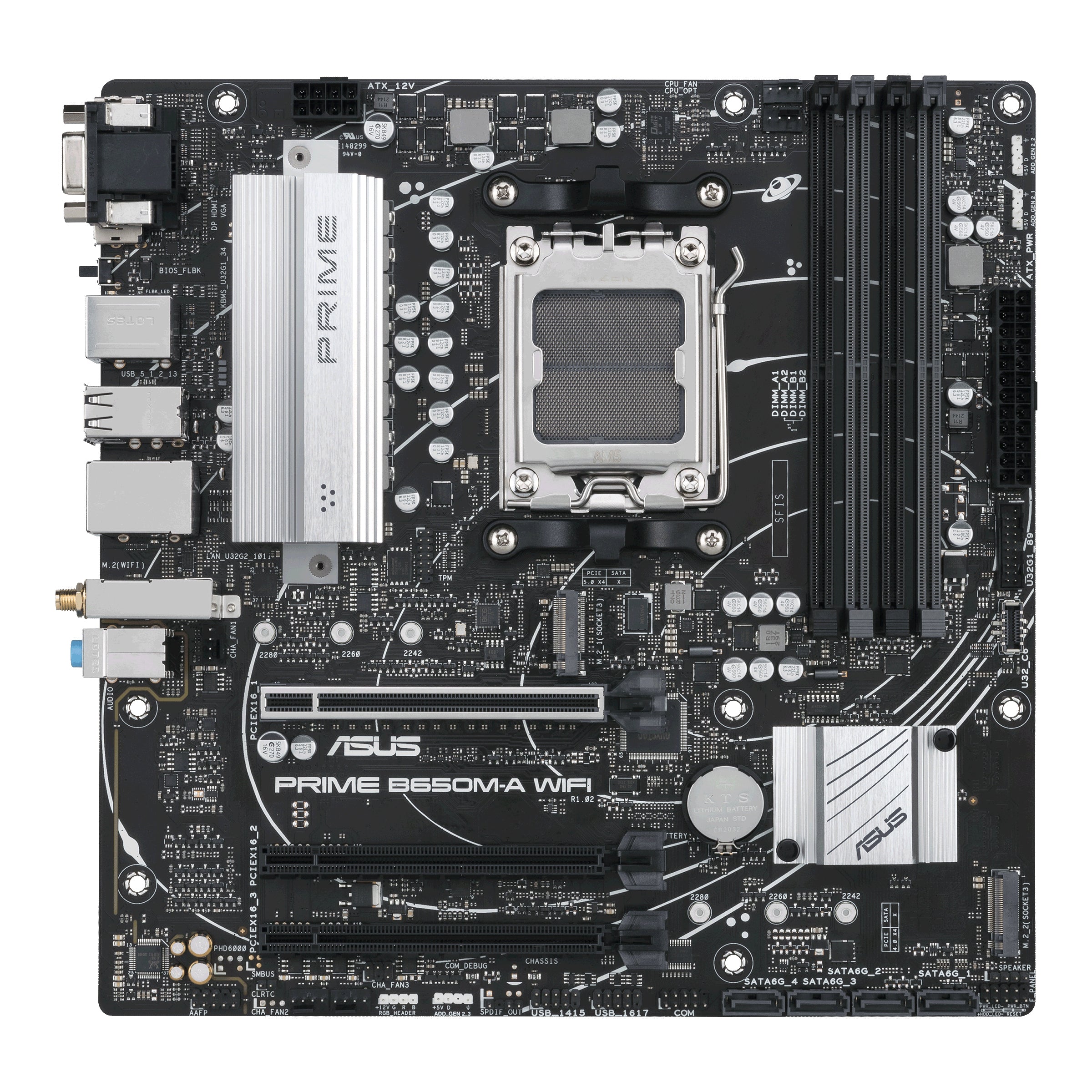 ASUS Prime B650M-A WIFI Micro-ATX Socket AM5 AMD B650