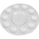 Palette, Rund palette med 11 rum, diam. 17 cm, hvid, 10 stk./ 1 pk.