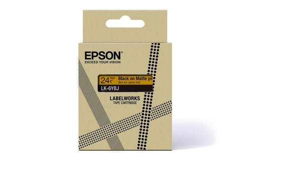 Epson LabelWorks LK-6YBJ Tapepatron  (2,4 cm x 8 m) 1kassette(r)