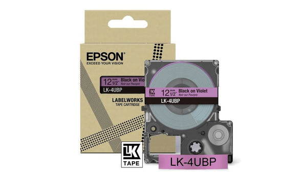 Epson LabelWorks LK-4UBP Tapepatron  (1,2 cm x 8 m) 1kassette(r)