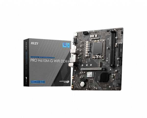 MSI PRO H610M-G WIFI DDR4 bundkort Intel H610 LGA 1700 micro ATX