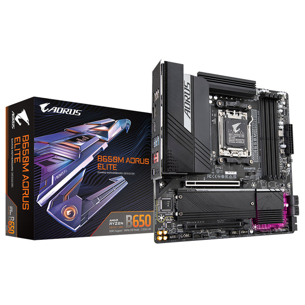 AORUS B650M ELITE Micro ATX Socket AM5 AMD B650