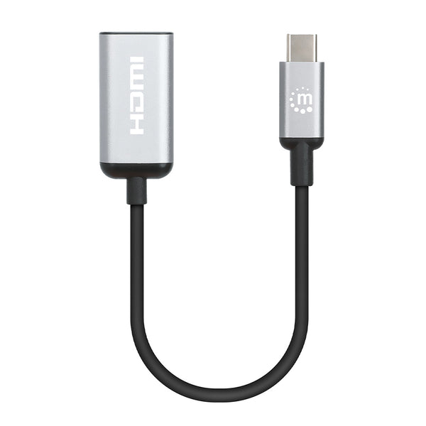 Manhattan Videoadapterkabel HDMI / USB 15cm Sort
