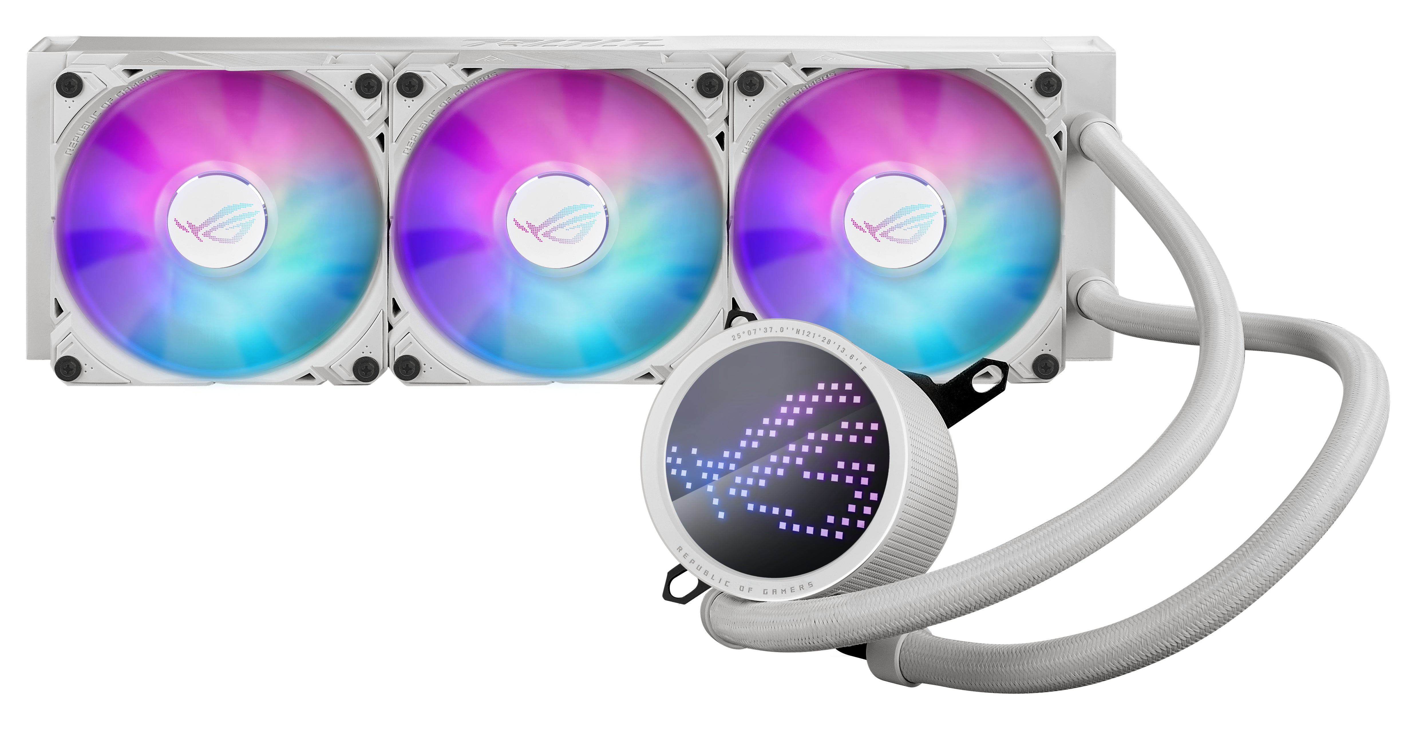 ASUS ROG RYUO III 360 ARGB Vandkøler 1-pack Hvid 120 mm