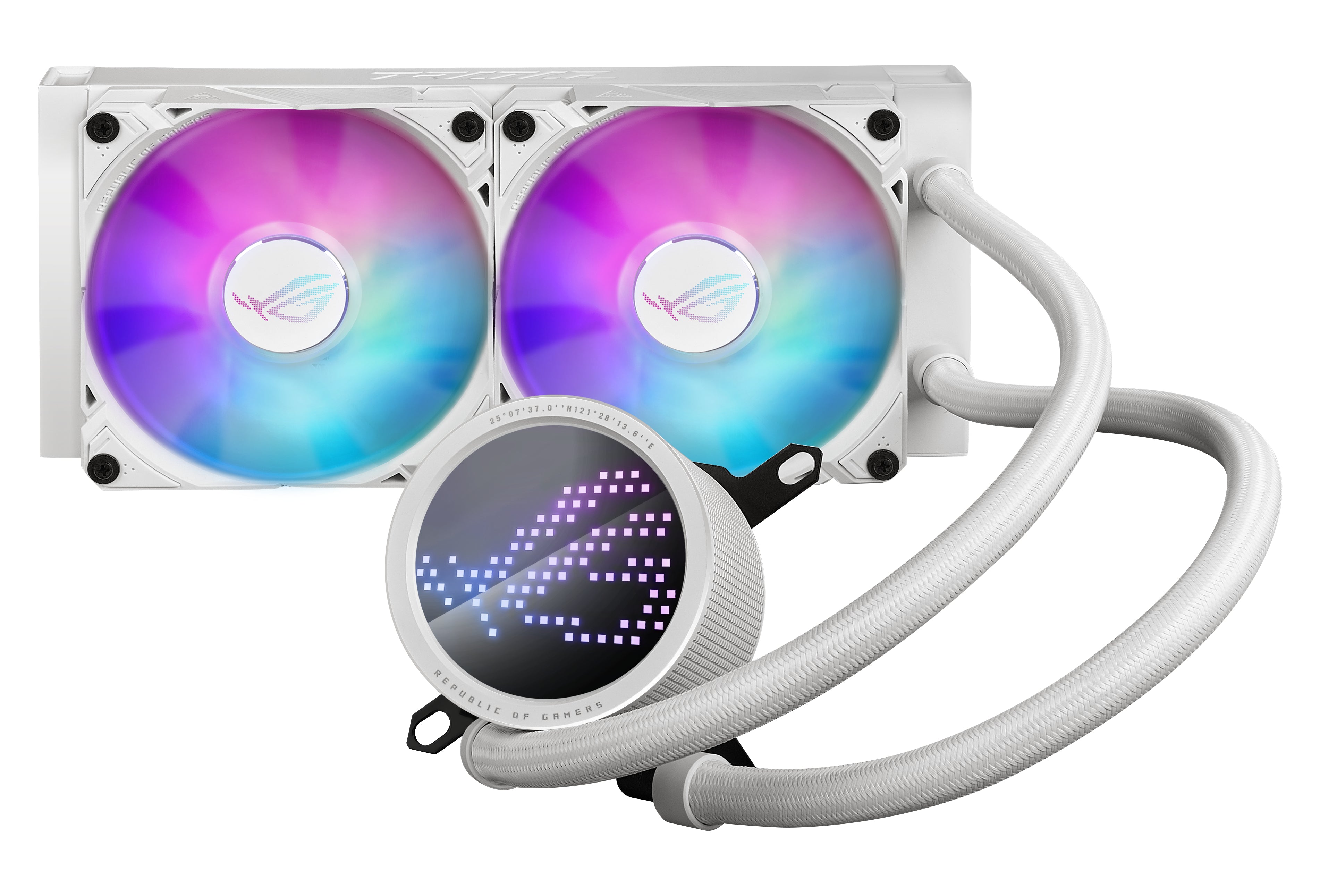 ASUS ROG RYUO III 240 ARGB kølesystem 1-pack Hvid 120 mm