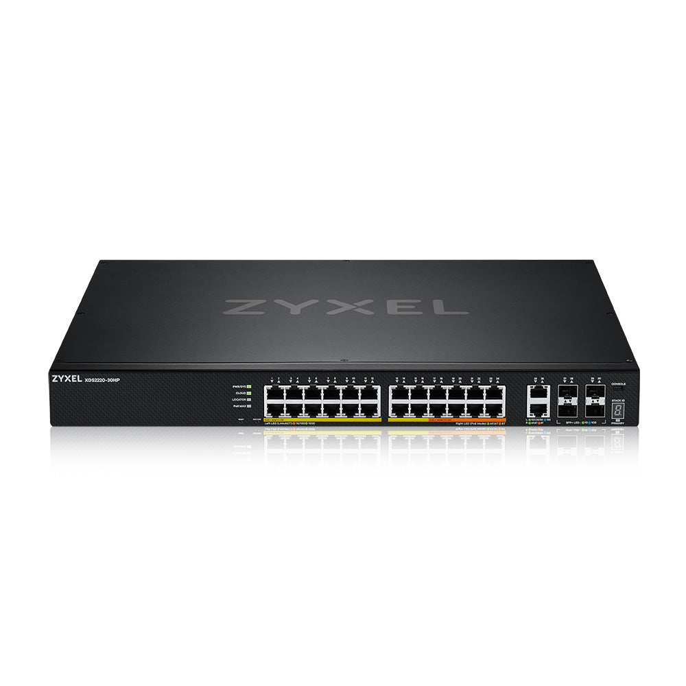 Zyxel XGS2220 Series XGS2220-30HP Switch 30-porte 10 Gigabit  PoE++