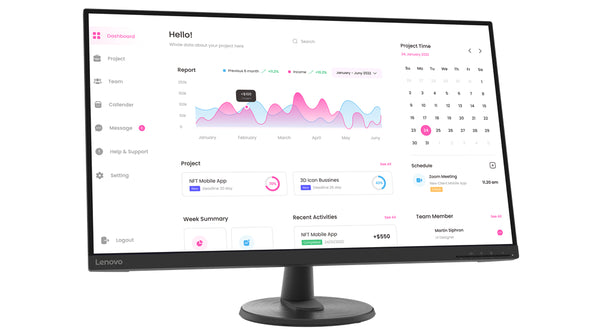 Lenovo D32-40 32 VA 1920 x 1080 (Full HD) HDMI DisplayPort 60Hz