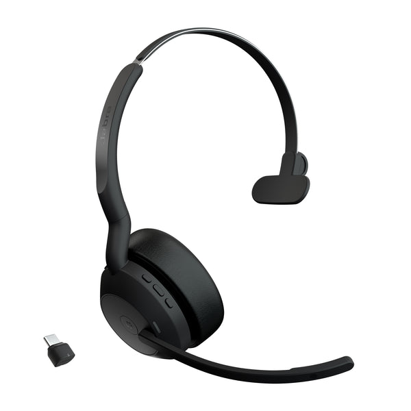 Jabra Evolve2 55 MS Mono Trådløs Headset Sort