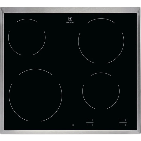 Electrolux EHF6240XXK Sort Indbygget 57.6 cm Keramisk 4 zone(s)