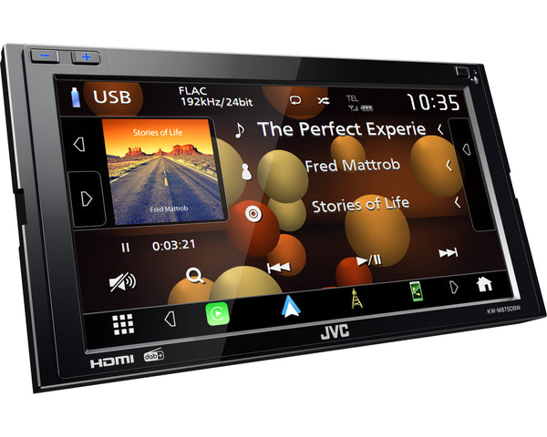 JVC KW-M875DBW bil media receiver Sort Wi-Fi 180 W Bluetooth