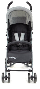 Klapvogn Trotter Plus Justerbar – Antracit – Asalvo
