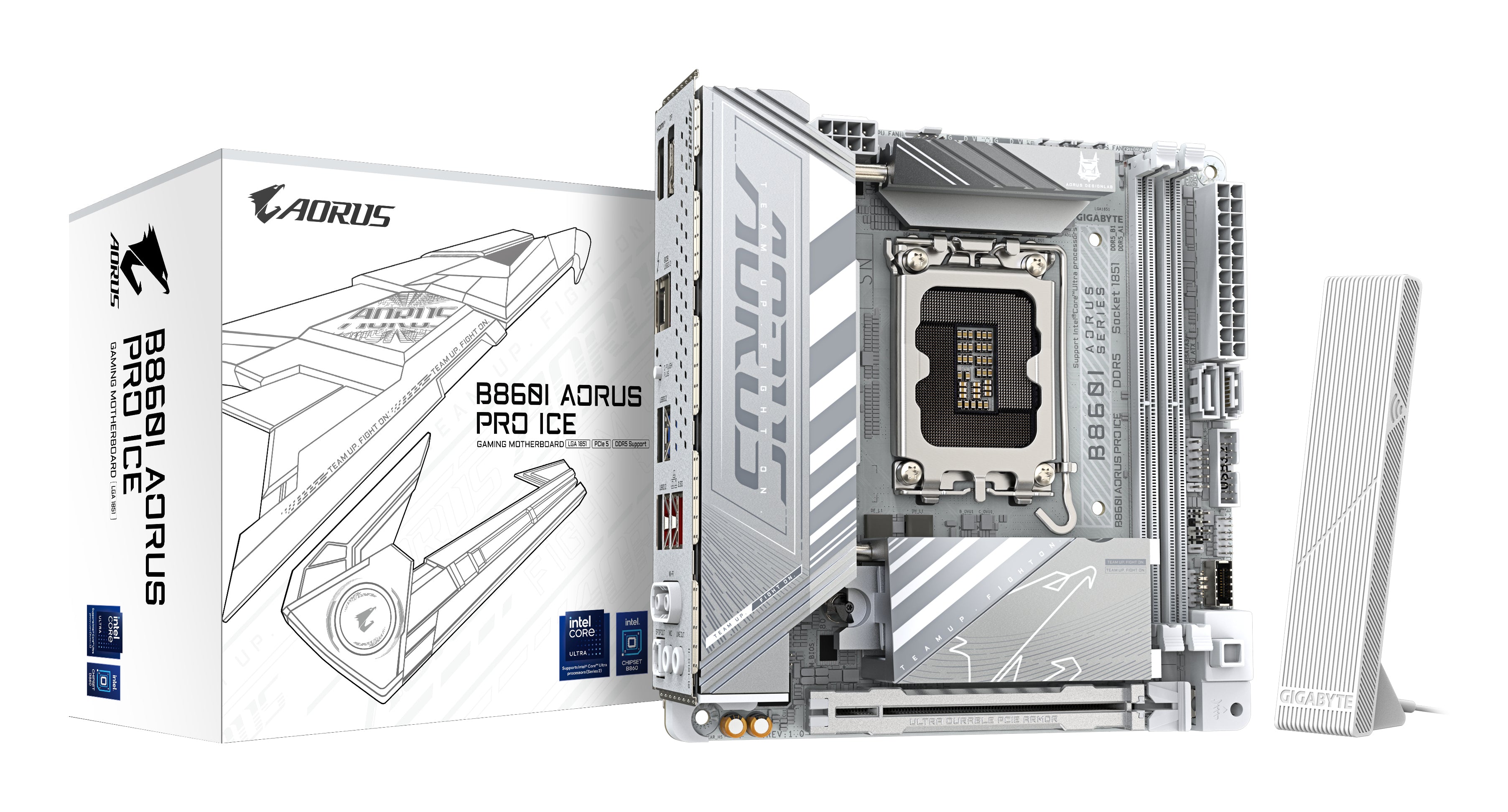 AORUS B860I PRO ICE Mini ITX LGA1851 sokkel Intel B860