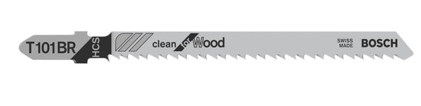Bosch clean for Wood T 101 BR Stiksavklinge Stiksav
