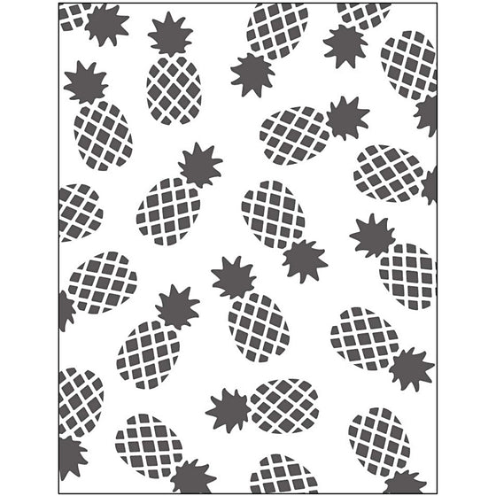 Prægeskabelon, ananas, str. 11x14 cm, tykkelse 2 mm, 1 stk.