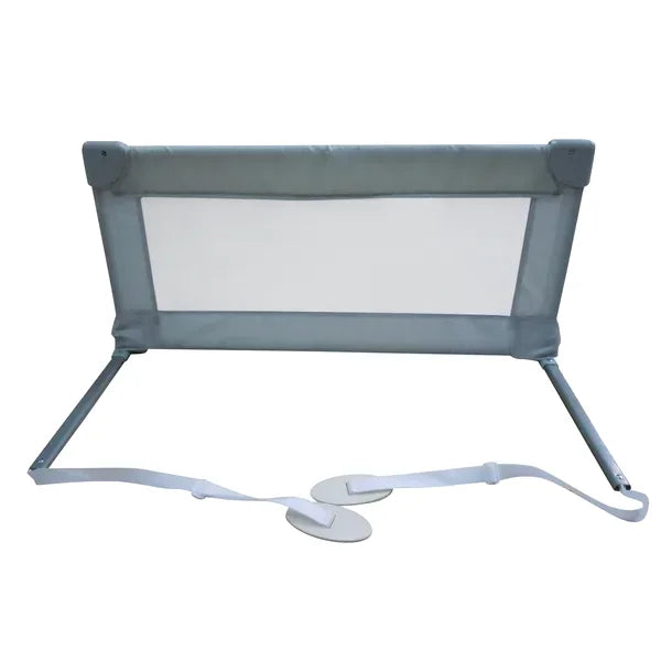 Sengehest 90 cm foldbar grå – til barneseng/voksenseng, inkl. stropper – Asalvo