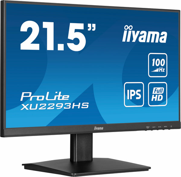 iiyama ProLite XU2293HS-B6 22 IPS 1920 x 1080 (Full HD) HDMI DisplayPort 100Hz