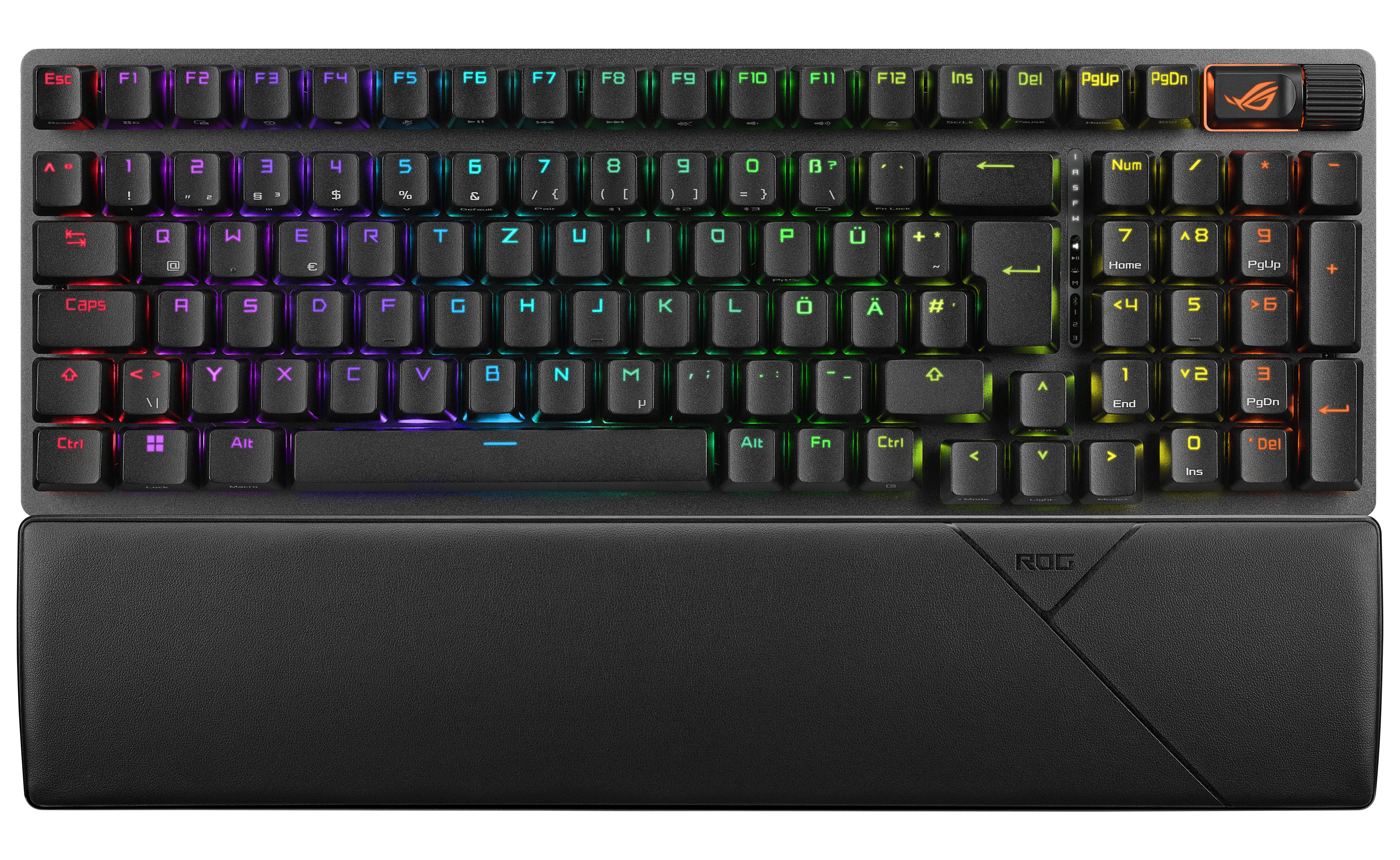 ASUS ROG Strix Scope II 96 Tastatur Mekanisk Per-key RGB Trådløs Kabling Schweizisk