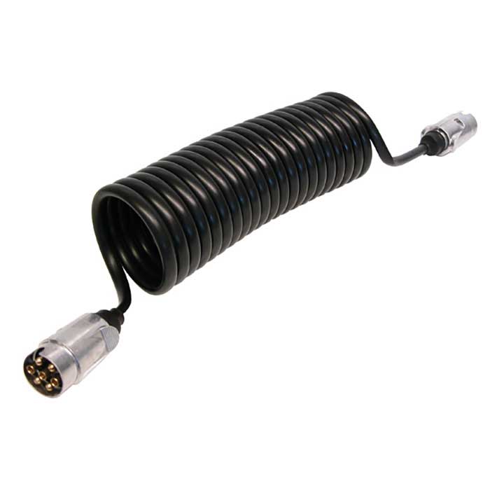 Spiralkabel 7-polet 1500 mm han-han med strøm til tågelys - Carpoint