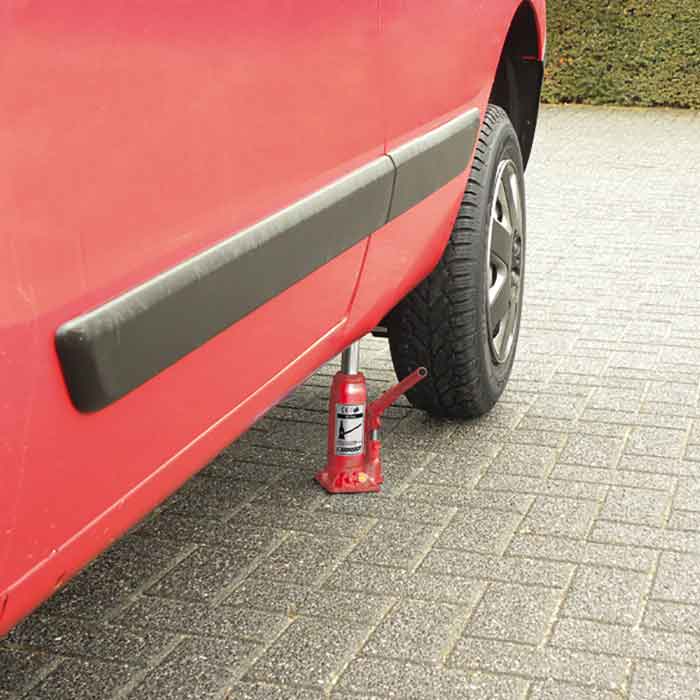 3 tons flaskedonkraft hydraulisk donkraft 3.000 kg løftehøjde 195 - 395 mm - Carpoint