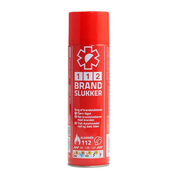 112 Brandslukker 400 ml. inkl. Neoprentaske
