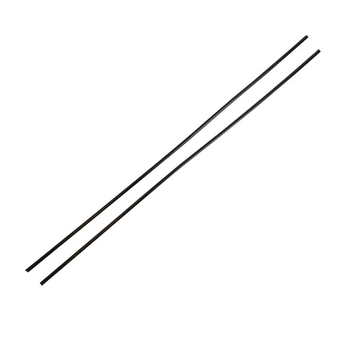 Dørkantbeskytter sort gummi 60 cm