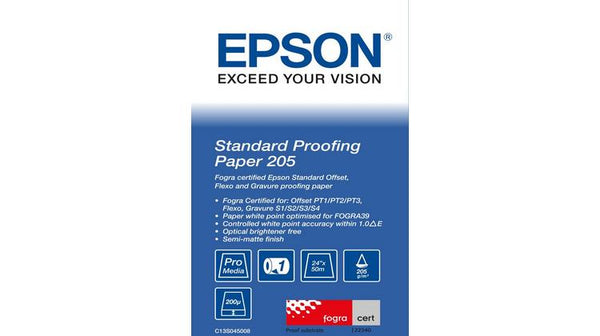 Epson Proofing Paper Standard Korrekturpapir  A1 (61,0 cm x 50 m) 1rulle(r)