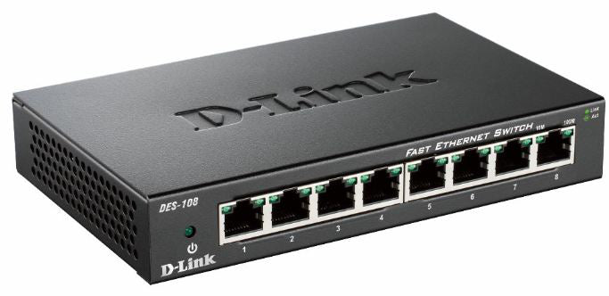 D-Link DES 108 Switch 8-porte 10/100