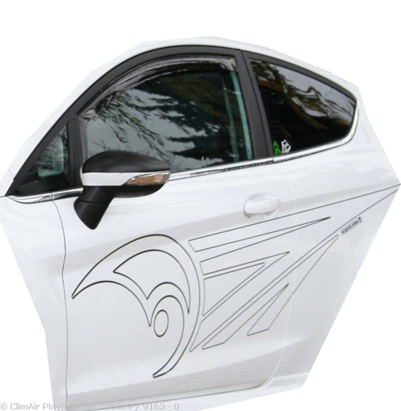 Climair vindafviser Ford Fiesta 3drs 08-