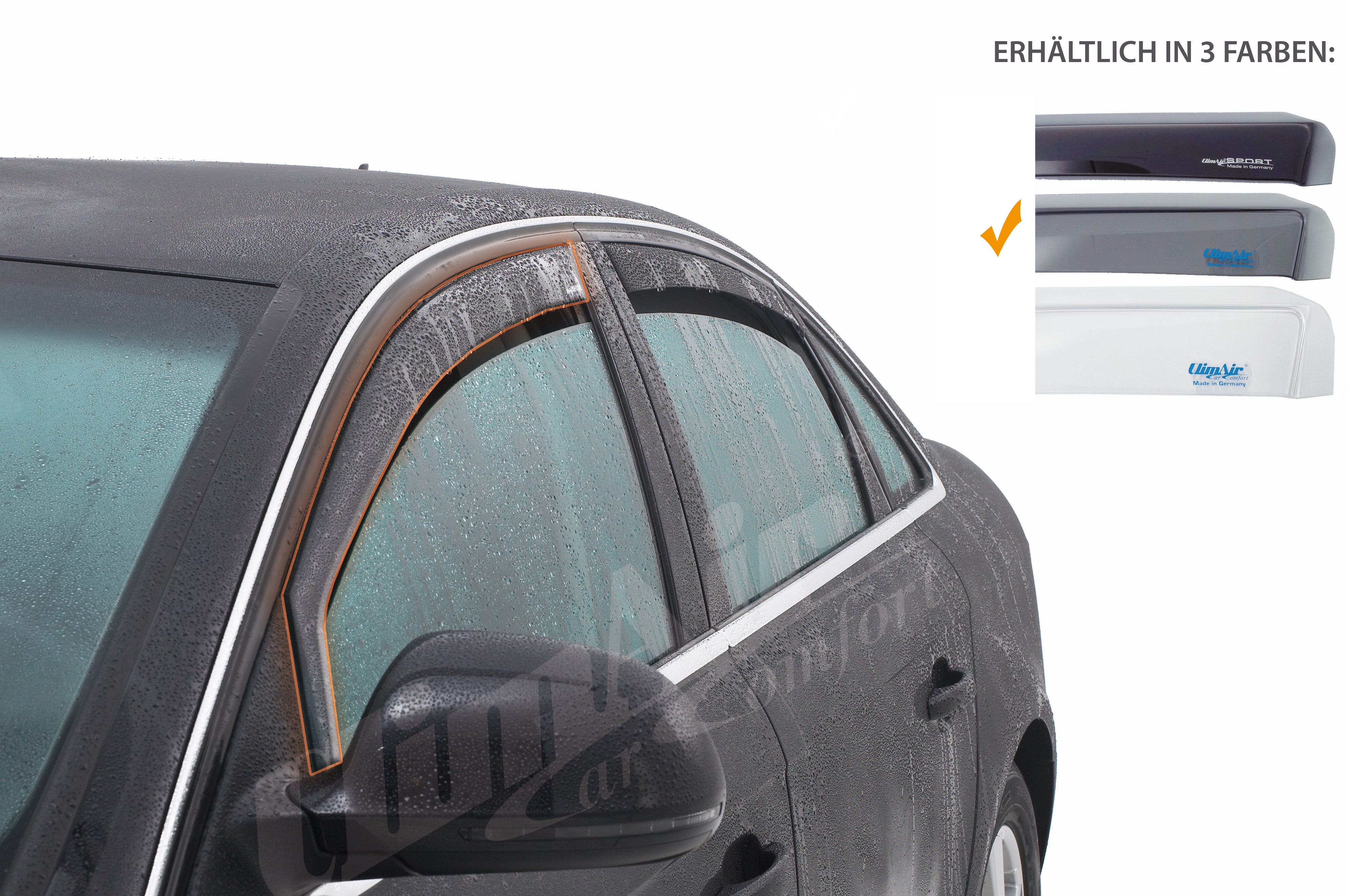 Climair vindafviser Zafira Life (K0) 2019-, 5-dr