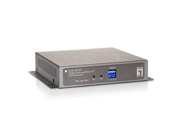 LevelOne HVE-6601R HDMI Video Wall over IP  Receiver Forlænger for video