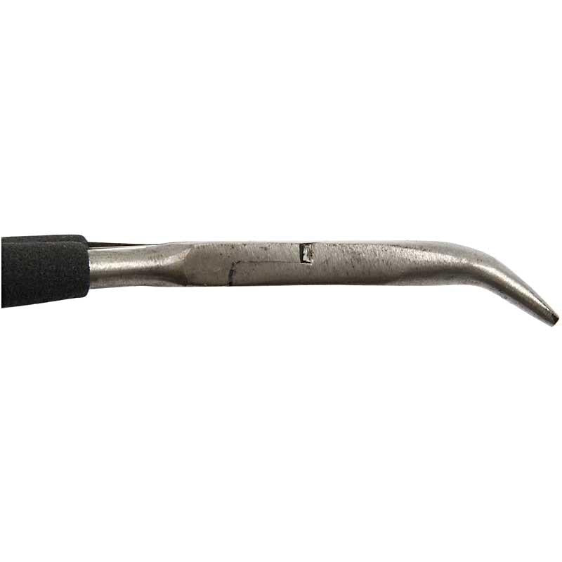 Buet spidstang, L: 12,4 cm, 1 stk.