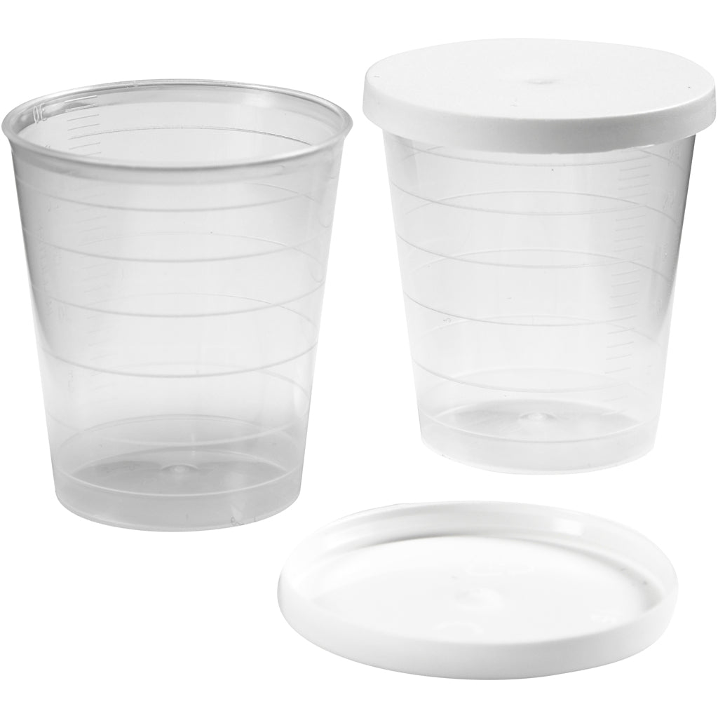 Bæger m. låg, 30 ml, 75 stk./ 1 pk.