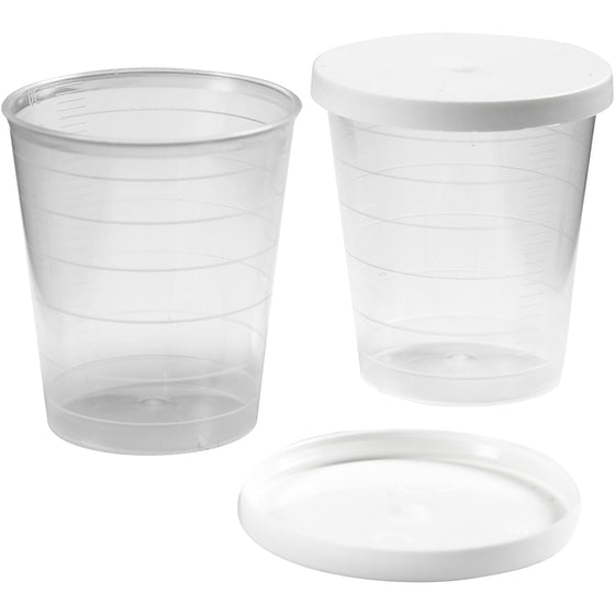 Bæger m. låg, 30 ml, 75 stk./ 1 pk.