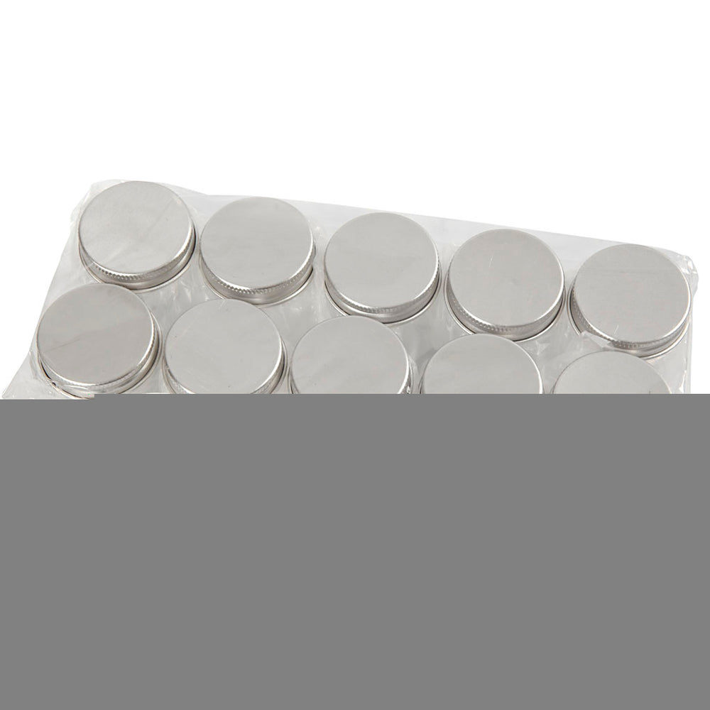 Plastdåse med låg, H: 45 mm, diam. 44 mm, 50 ml, 10 stk./ 1 pk.