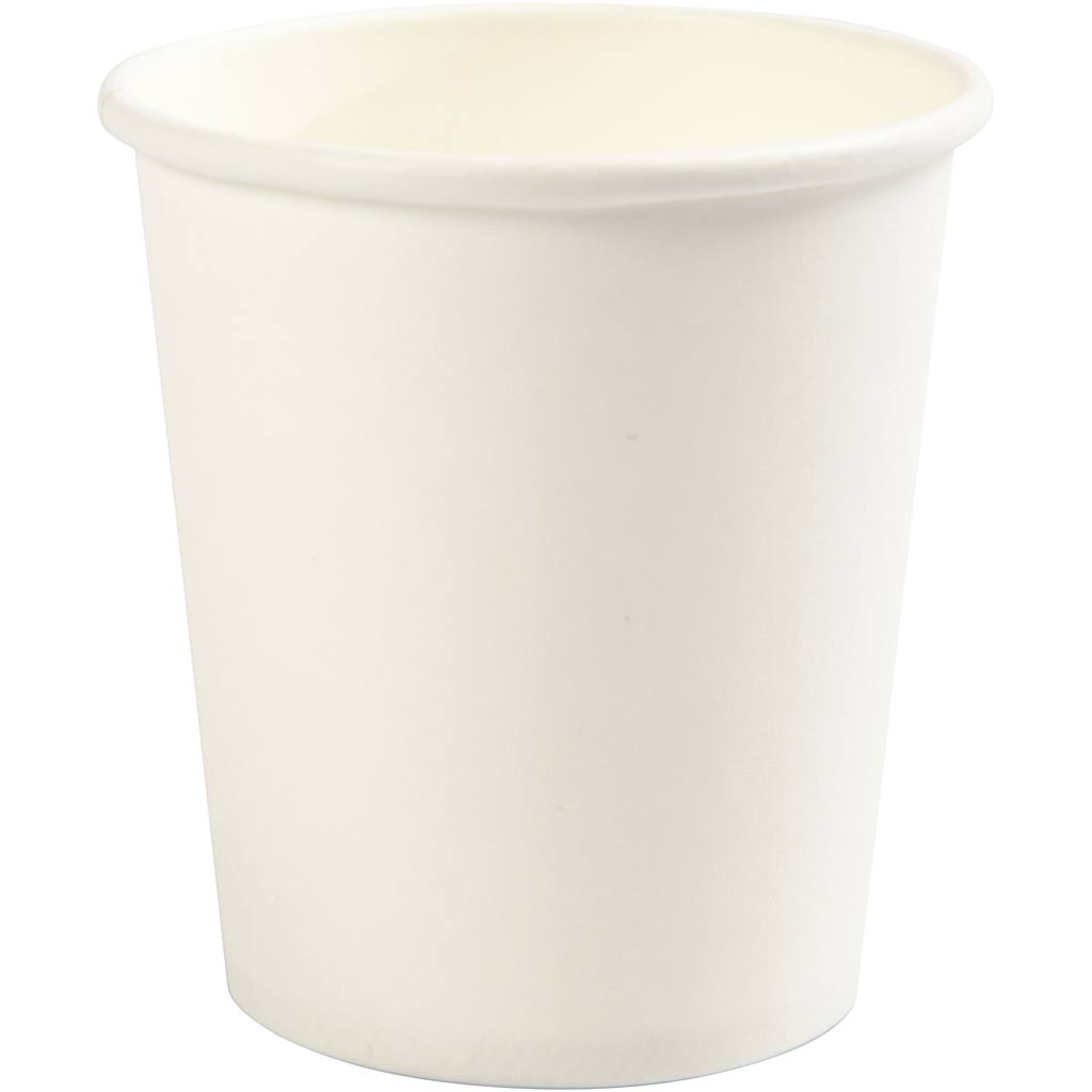 Papbæger 205 ml, 50 stk. - Ideelt til alle drikke